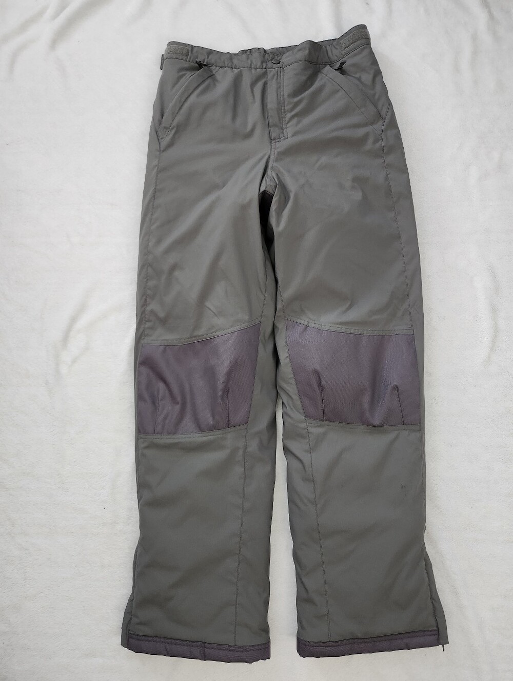 Unisex L.L. Bean Insulated Snow Pants Gray Size 18 Gorpcore Ski Snowboard Pants